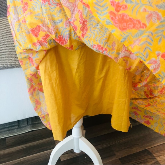 Saloni Jemma Cotton Silk Maxi Dress 12 NWT - Picture 13 of 15